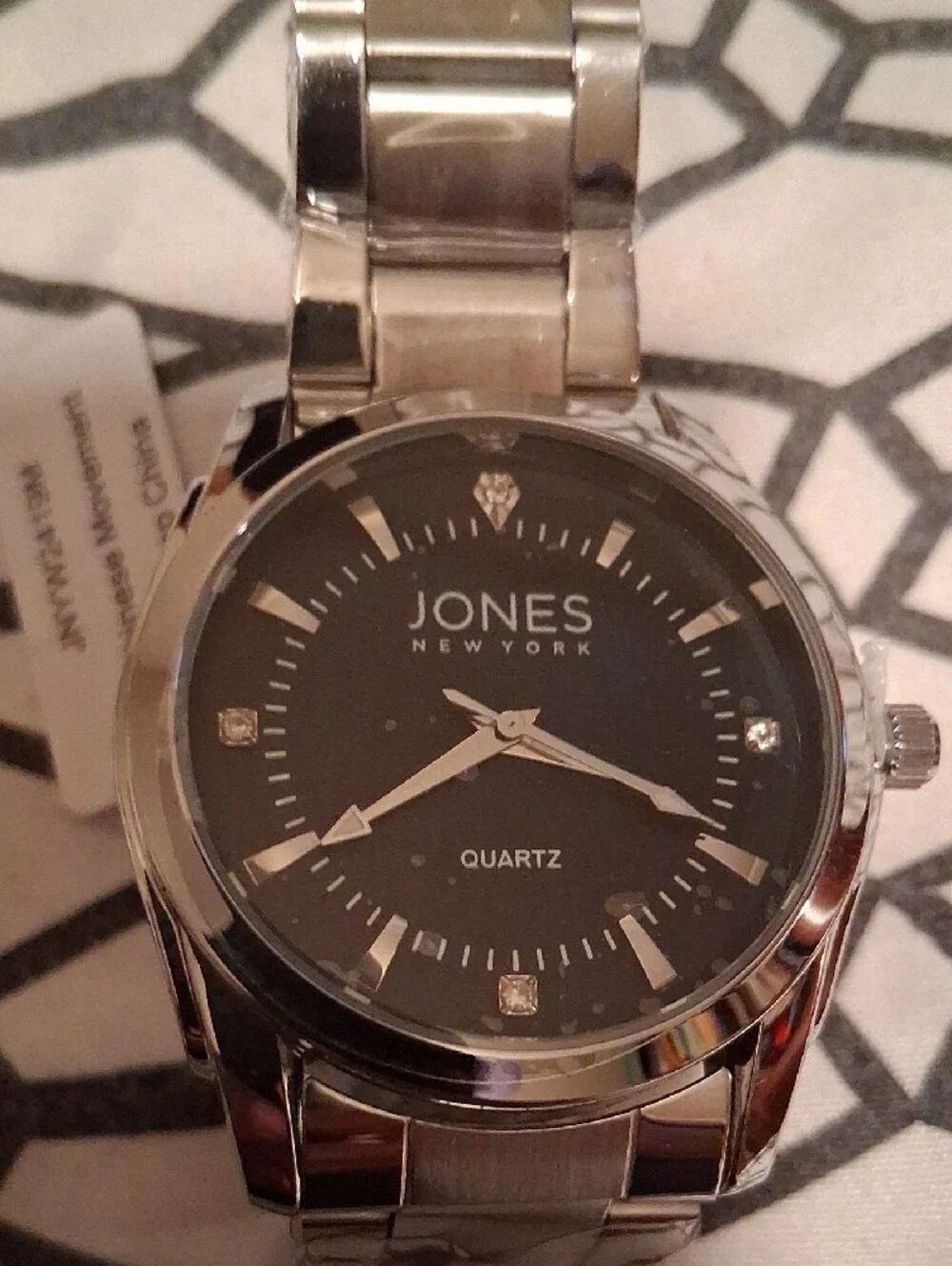 Jones New York Men’s Silver Stainless Steel Watch